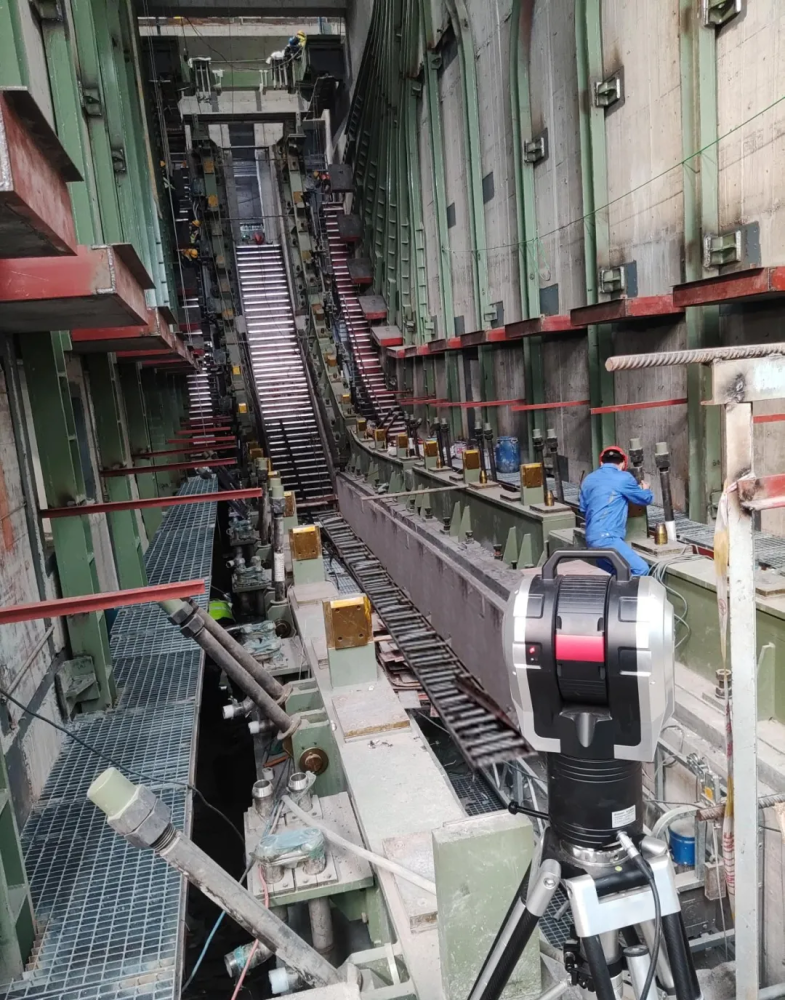 Пример применения лазерного трекера в металлургической отрасли при установке машин для непрерывного литья заготовок