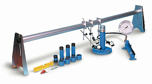 Прогибомер на 200 кН с тремя измерителями часового типа (ИЧ) MATEST S225 KIT