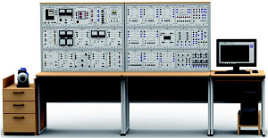 Типовой комплект учебного оборудования «Модель электрической системы», исполнение стендовое компьютерное, МЭС-СК